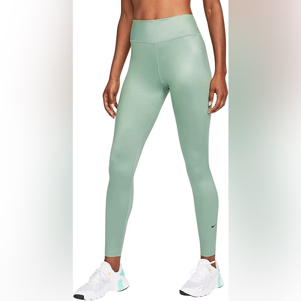 Nike Women’s Dri-FIT One Mid-Rise Shine Training  Leggings